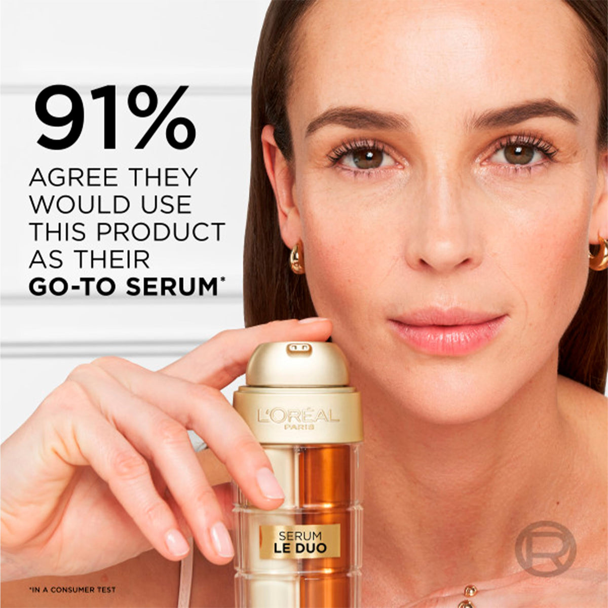 L'Oreal Paris Age Perfect Serum Le Duo, Brightening, Firming and Anti-Aging Serum for Face with Collagen Peptide, Niacinamide, Vitamin C and B3, 1 fl
