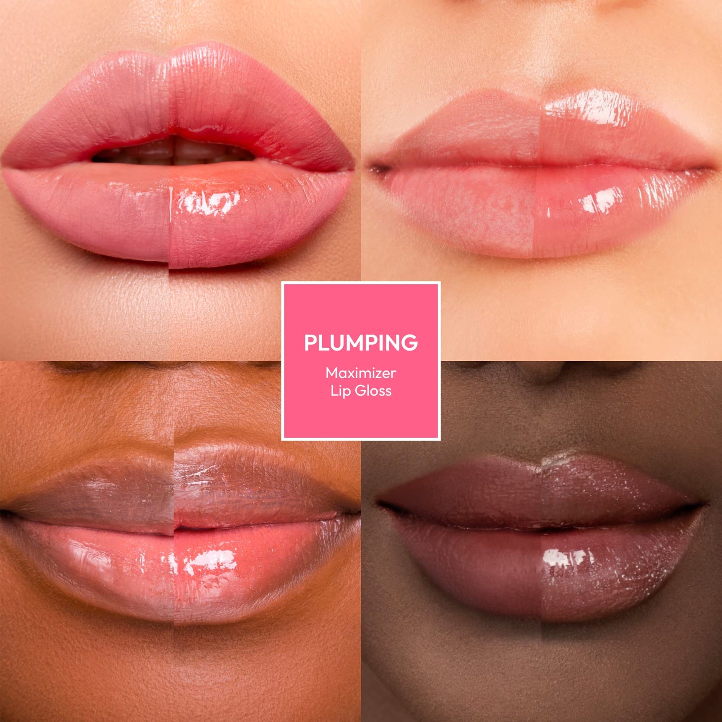 Ruby Kisses Hyaluronic Lip Gloss, High-Shine Volumizing Plumping Hydrating Beauty & Personal Care Ruby Kisses