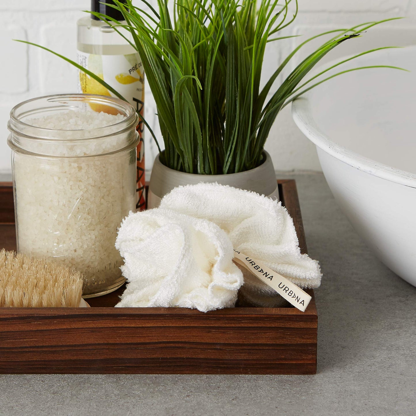 Urbana Spa Prive Home Spa Collection, Bath & Shower Pouf Beauty and Personal Care Urbana