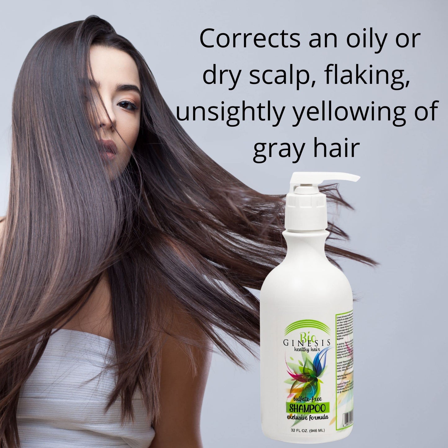 Ginesis Bio Healthy Hair Natural Shampoo (32-Ounce) Beauty & Personal Care Ginesis