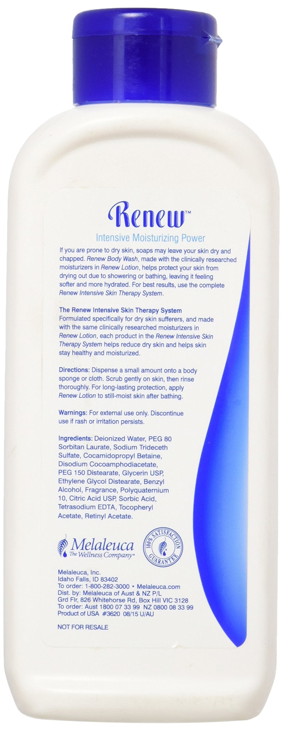 Melaleuca Renew Intensive Skin Therapy Body Wash 12oz Beauty & Personal Care Melaleuca