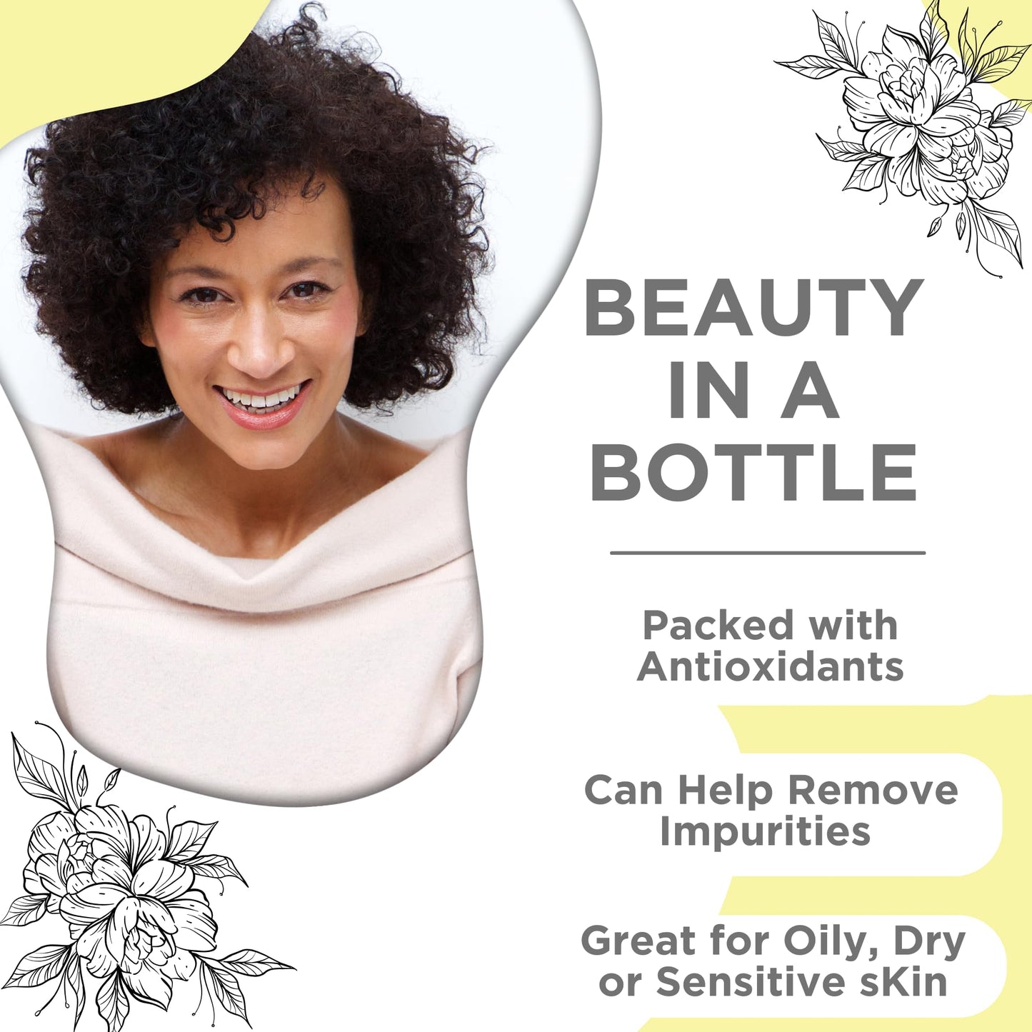 Skin Nation Hydrating Gentle Face Wash with Organic Aloe and Chamomile for Dry, Oily and Sensitive Skin, Paraben Free and Sulfate Free, 5.1 Fl Oz Beauty & Personal Care Skin Nation