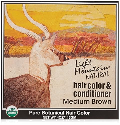 LIGHT MOUNTAIN Henna, Brown, 4 Ounce Beauty & Personal Care LIGHT MOUNTAIN