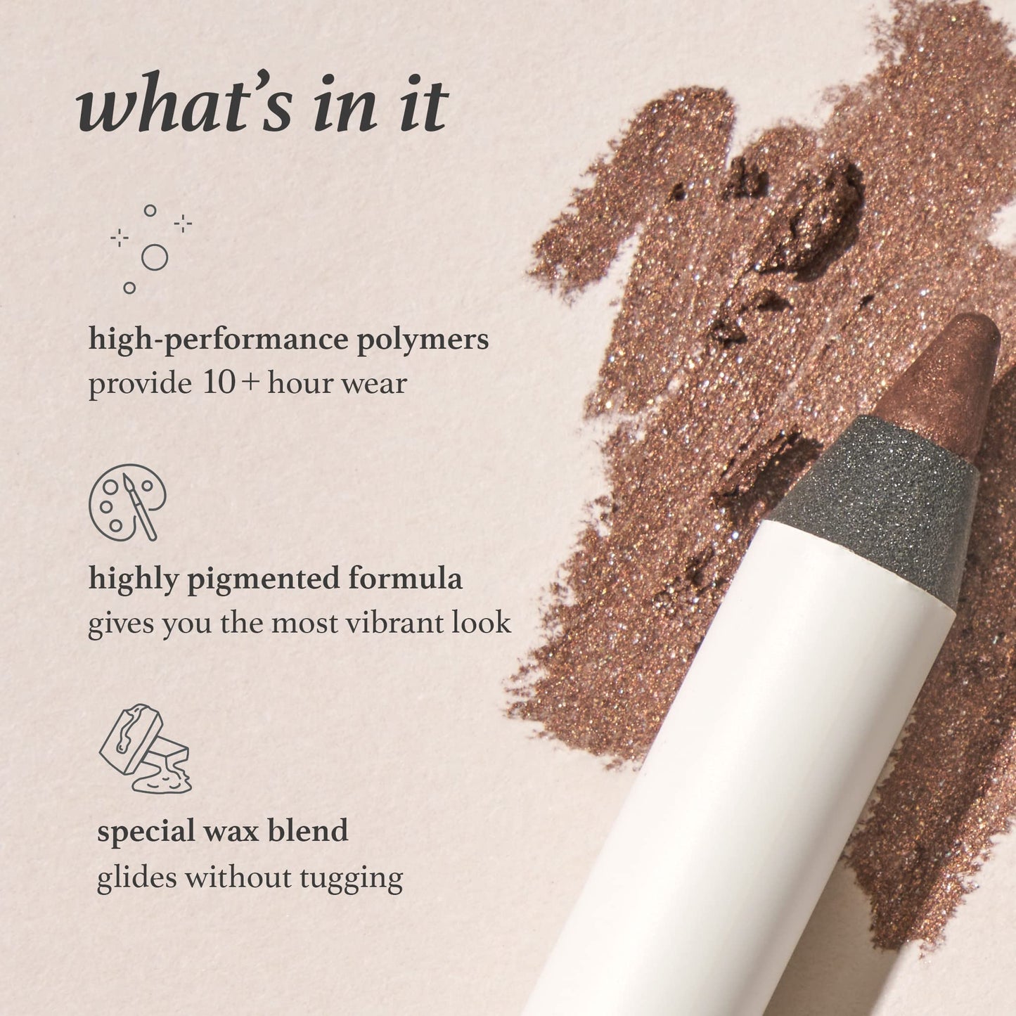 Julep When Pencil Met Gel Sharpenable Multi-Use Longwear Eyeliner Pencil - Sage Grey Shimmer - Transfer-Proof - High Performance Liner Sage Grey Beauty & Personal Care Julep