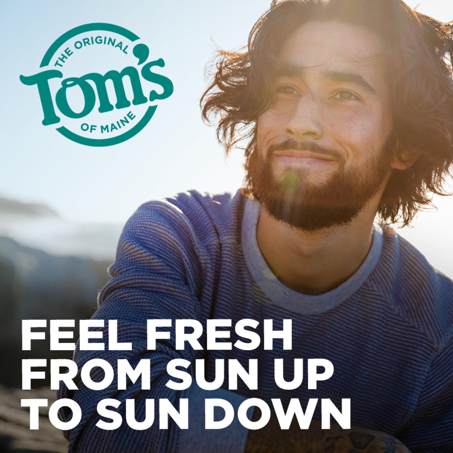 Tom's of Maine Long-Lasting Aluminum-Free Natural Deodorant for Men, Mountain Spring, 2.8 oz. 3-Pack (Packaging May Vary) Beauty and Personal Care Tom's of Maine