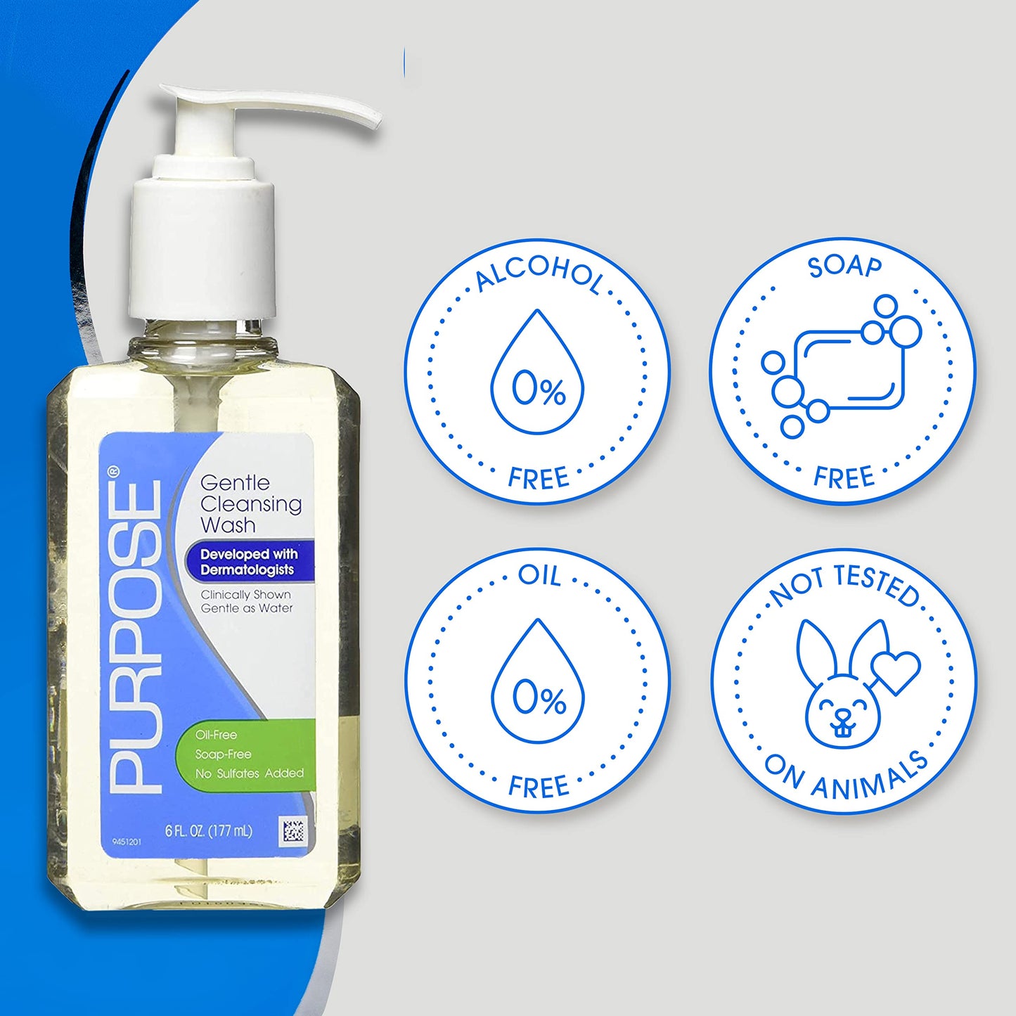 Purpose Gentle Wash, 12oz Beauty & Personal Care Purpose
