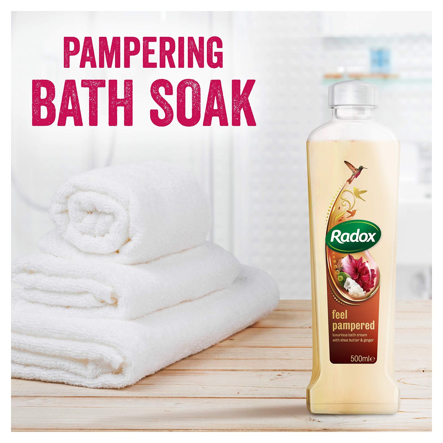 Radox Feel Pampered Bath Soak, 500 ml Beauty and Personal Care Radox