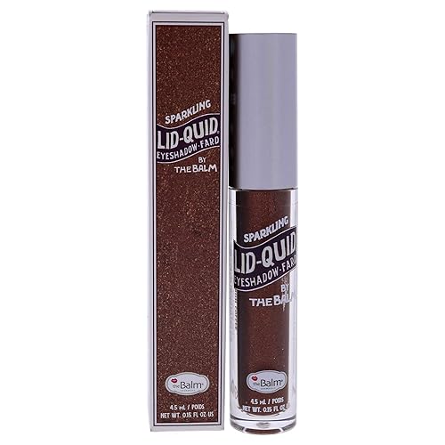 theBalm theBalm Lid-Quid Sparkling Liquid Eyeshadow, Irish Coffee Beauty & Personal Care theBalm