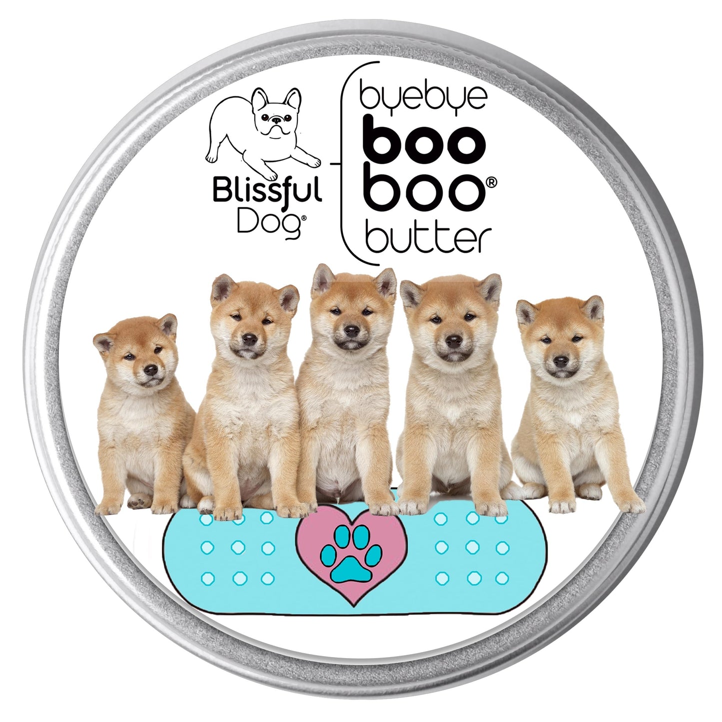 The Blissful Dog 1 oz TIN Shiba Inu Booboo Butter Beauty and Personal Care The Blissful Dog