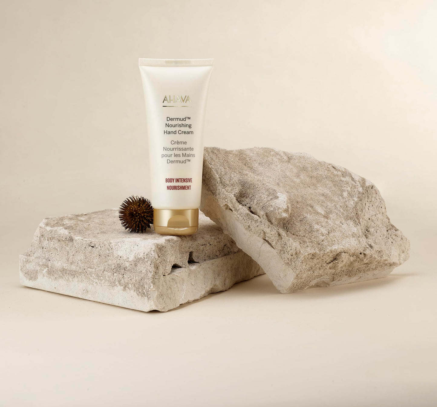 AHAVA Dermud Nourishing Hand Cream - Intensely Hydrates, Soothes, Relieves Dry & Sensitive Hands, Enriched by Dermud Mud Complex, Osmoter, Aloe Vera Beauty & Personal Care AHAVA