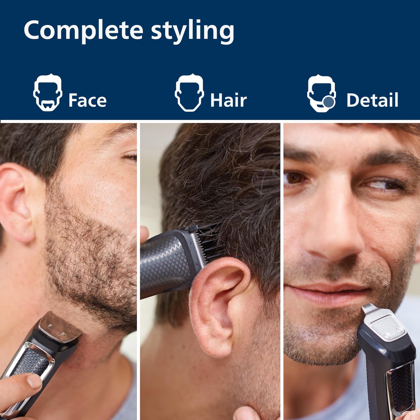 Norelco Philips Multi Groomer - 13 Piece Mens Grooming Kit for Beard, face, Nose, and Ear Hair Trimmer and Hair Clipper - NO Blade Oil Needed Beauty and Personal Care Norelco