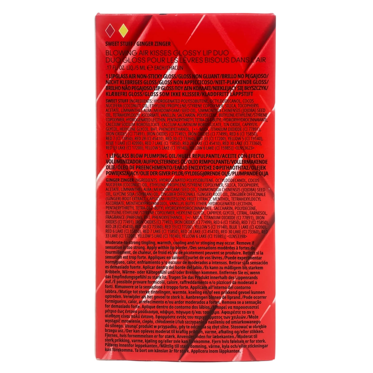 MAC M·A·C Cosmetics Holiday Exclusive Blowing Air Kisses Glossy Lip Duo - Sweet Stuff/Ginger Zinger