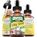 MYVIDAPURE Organic CHIA SEED OIL Certified Organic 100% Natural Pure VIRGIN UNREFINED Undiluted Cold Pressed Carrier Oil for Face Skin Body Hair Lip Beauty & Personal Care MYVIDAPURE