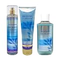 Sea Island Shore 8oz Fine Fragrance Mist, 10oz Shower Gel and 8oz Body Cream 3-Piece Bath and Body Bundle Beauty & Personal Care Bath & Body Works