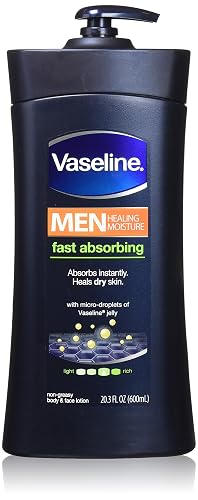 Vaseline Men Body and Face Lotion , 20.3 Ounce Bottle(Pack of 2) Beauty & Personal Care Vaseline