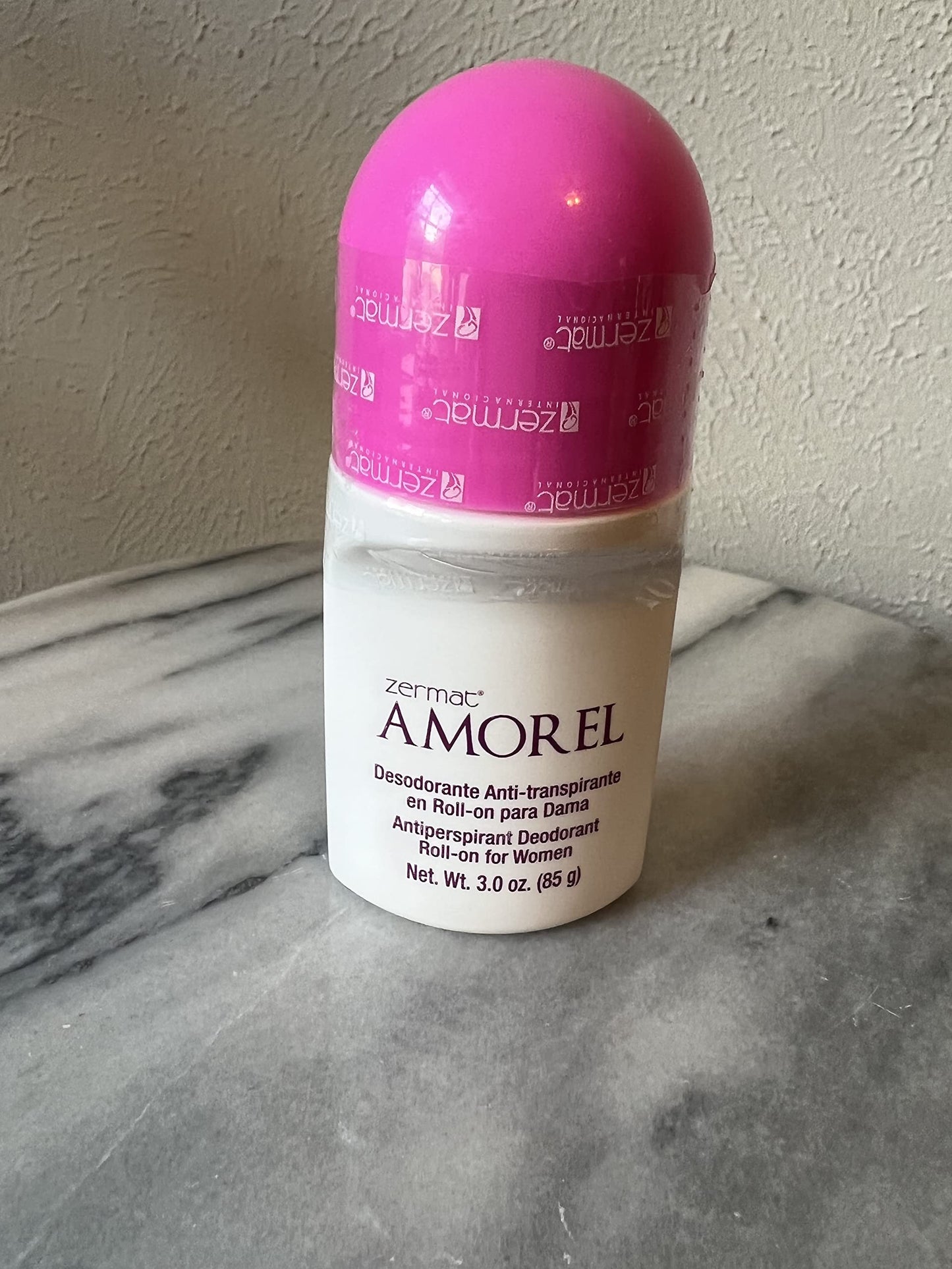 Zermat Deodorant Amorel KIT 3 - Antiperspirant Roll On for Women - Long-Lasting 24hr Protection - Sweet Floral-Gourmand Fragrance with Vanilla Notes Beauty and Personal Care Zermat