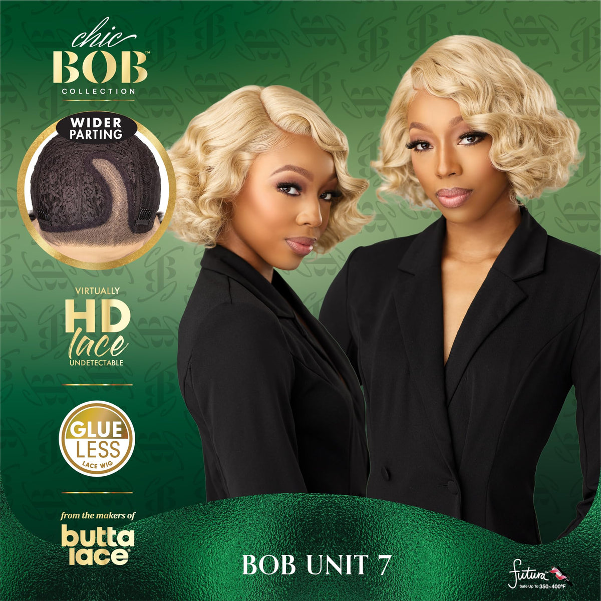 Sensationnel Chicbob Lace Frontwig-Bob Unit 7, BALAYAGEFIERYRED