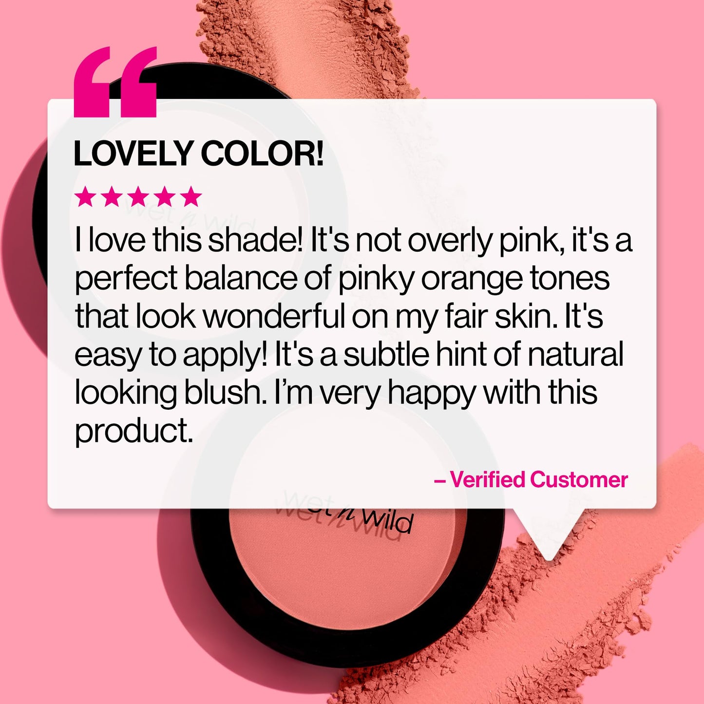 wet n wild Color Icon Blush, Effortless Matte Natural Sheer Glow & Seamless Blend, Luxuriously Infused Smooth Jojoba Oil, Cruelty-Free & Vegan - Pinch Beauty & Personal Care wet n wild