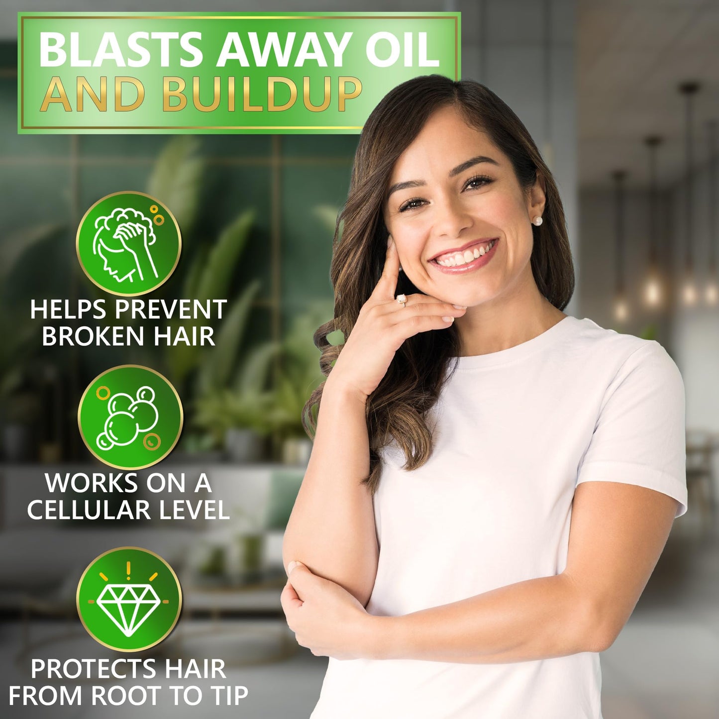Tea Tree Oil and Mint Shampoo and Conditioner Set - Sulfate and Paraben Free Formula for Women and Men - Enriched with Peppermint to Help Beauty & Personal Care NATURAVIS