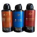 Bath & Body Works The Men's Shop Body Spray - Pack of 3 (Mahogany Teakwood, Ocean, Bourbon) Beauty & Personal Care Bath & Body Works