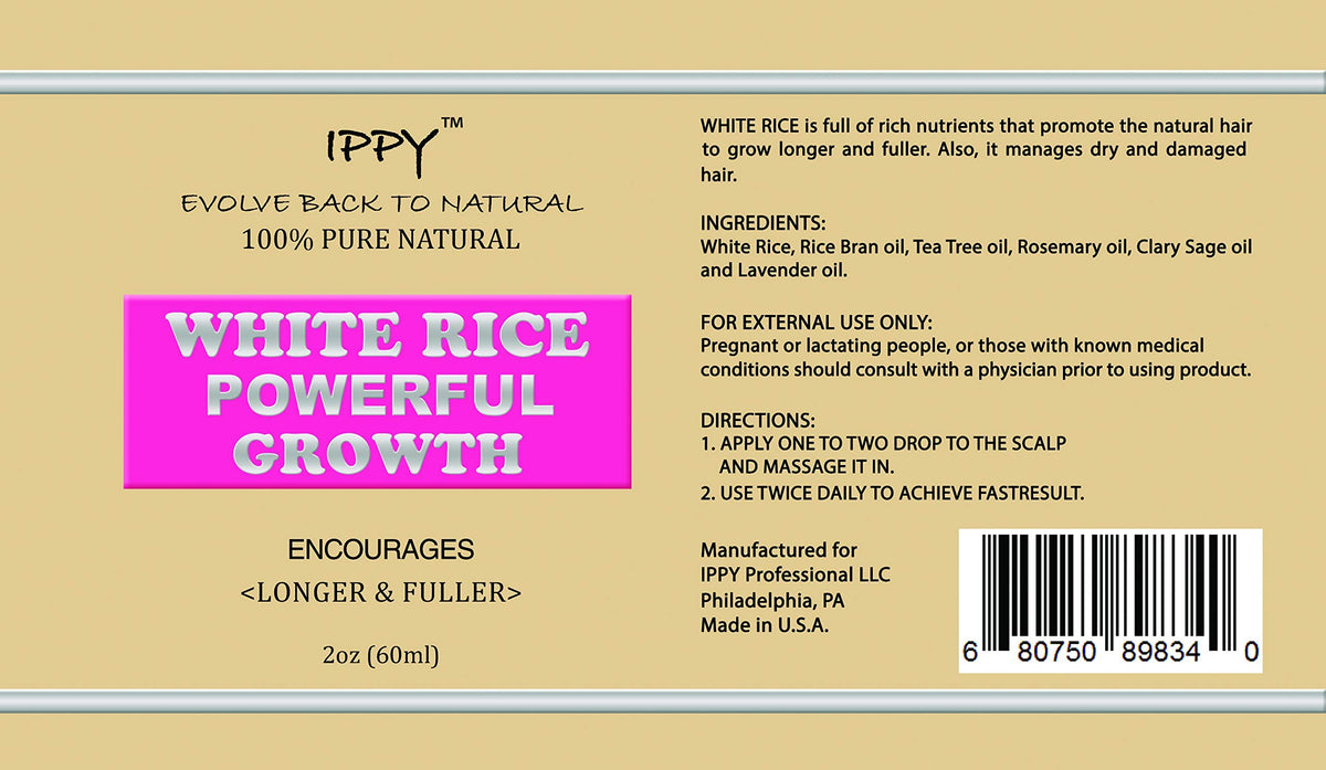IPPY WHITE RICE POWERFUL GROWTH (2oz)
