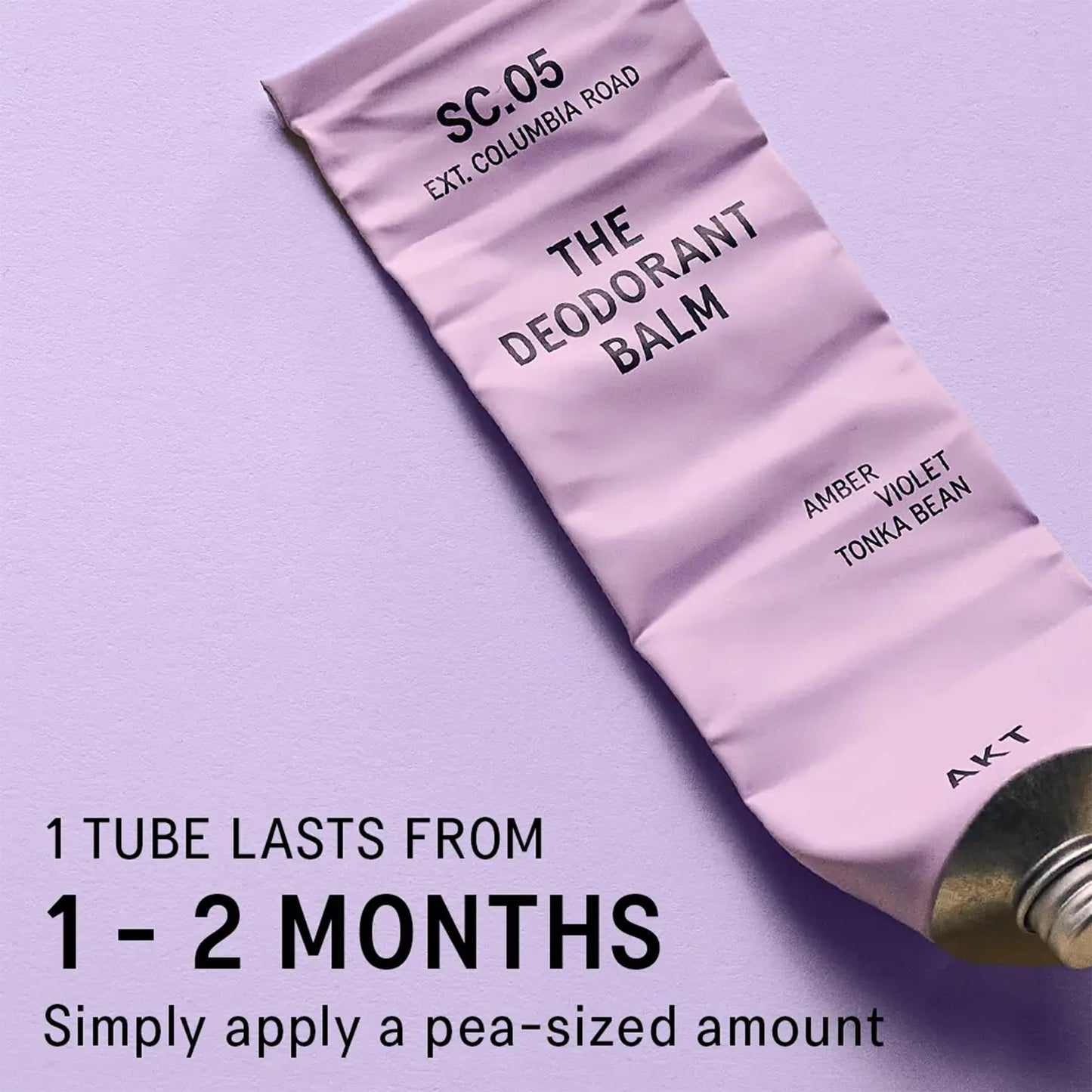 AKT Deodorant Balm 1.7 Fl Oz, Natural Deodorant for Men and Women, Award-Winning, Multi-use, Cream Deo Without Aluminum, Sc.05 Columbia Road, Plastic Beauty and Personal Care AKT