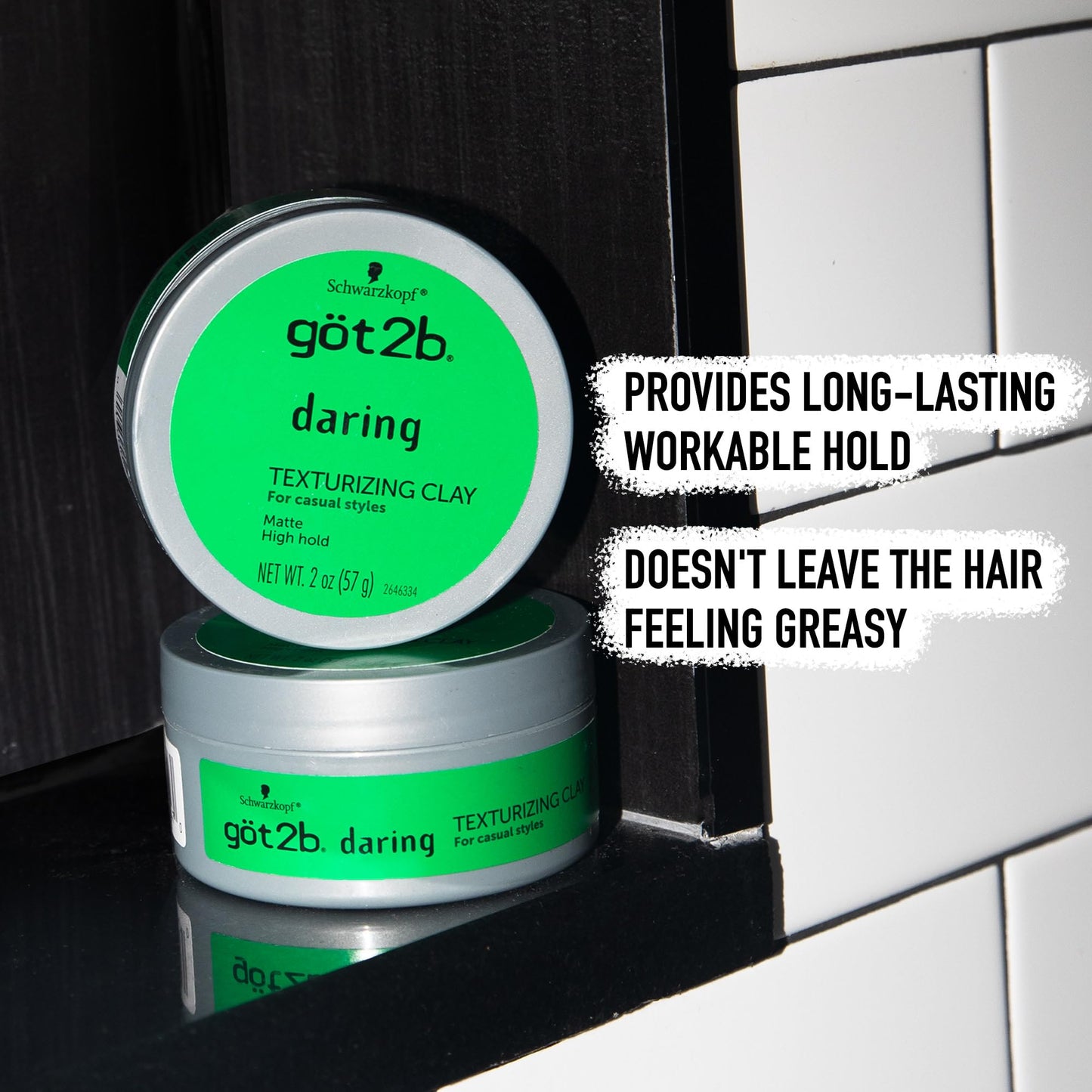 Got 2B Daring Texturizing Clay 2 Ounce (Pack of 3) Beauty & Personal Care Got2B