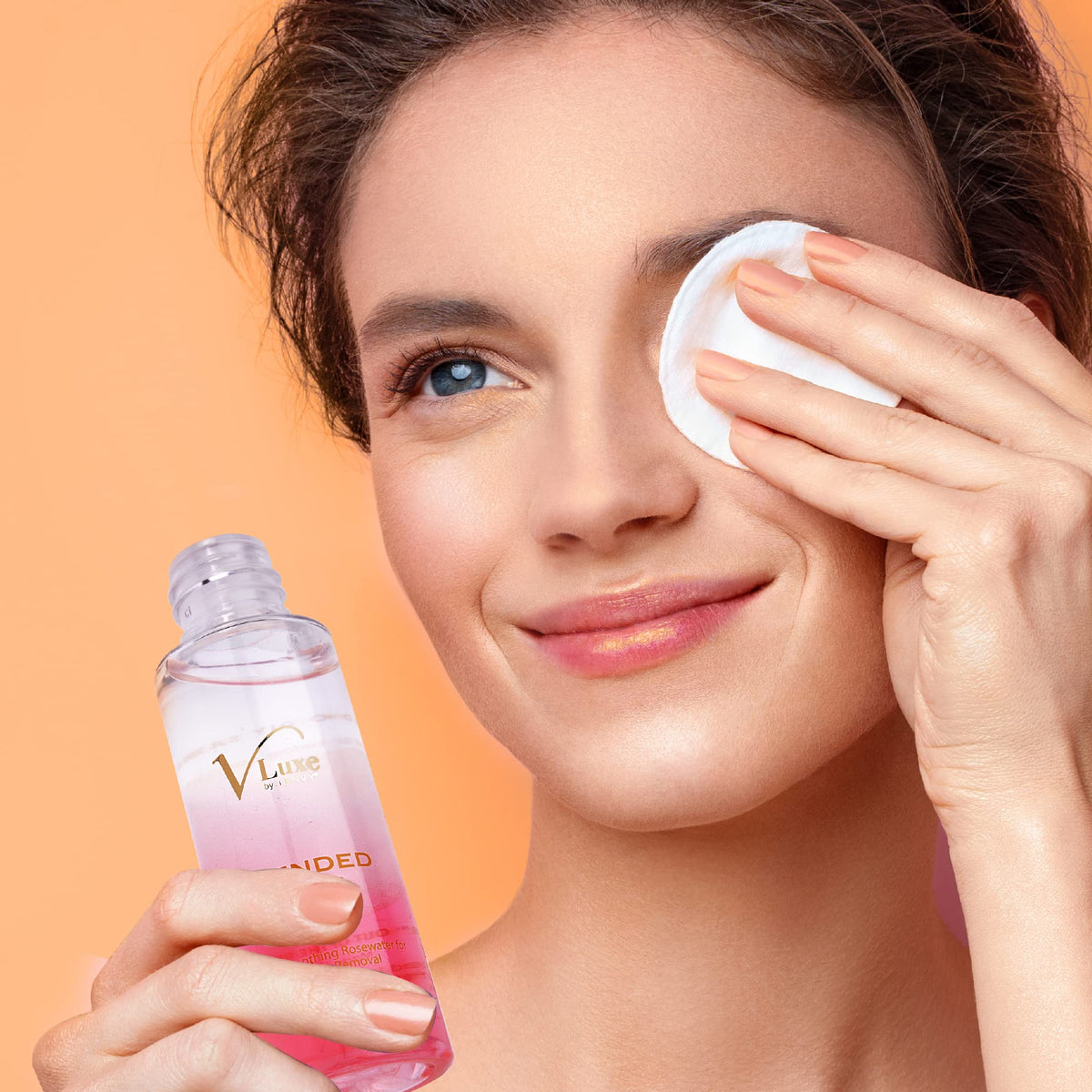 i•ENVY Extended DIY Eyelash Extension Cluster Remover with Natural Rosewater Gentle Soothing Nourishing Cleanser for Removal of False Eyelashes, Lash