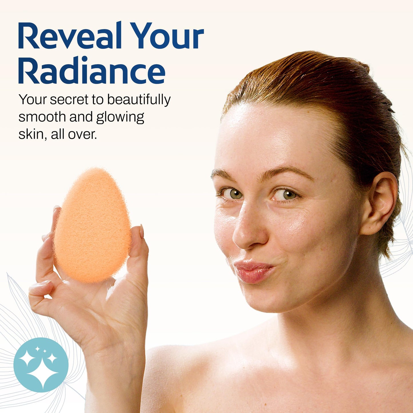HartFelt 2ct Tear Drop Gentle Face Scrubber for Women - Reusable Facial Sponges for Daily Cleansing - Facial Exfoliating Pads for Removing Dead Skin Beauty and Personal Care HartFelt