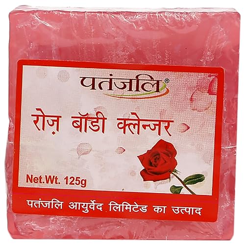 PATANJALI Rose Body Cleanser, 125 G Red Beauty & Personal Care patanjali