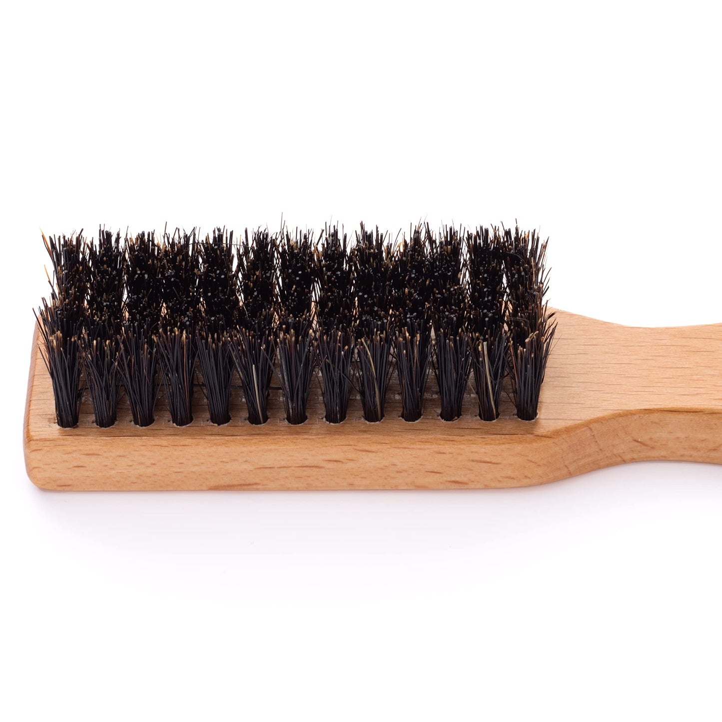 GranNaturals Barber Brush for Fades and Clipper Brush Cleaning - Boar Bristle Mini Slick Back Hairbrush Salon & Barber Accessory for Fades, Blades Beauty & Personal Care GranNaturals