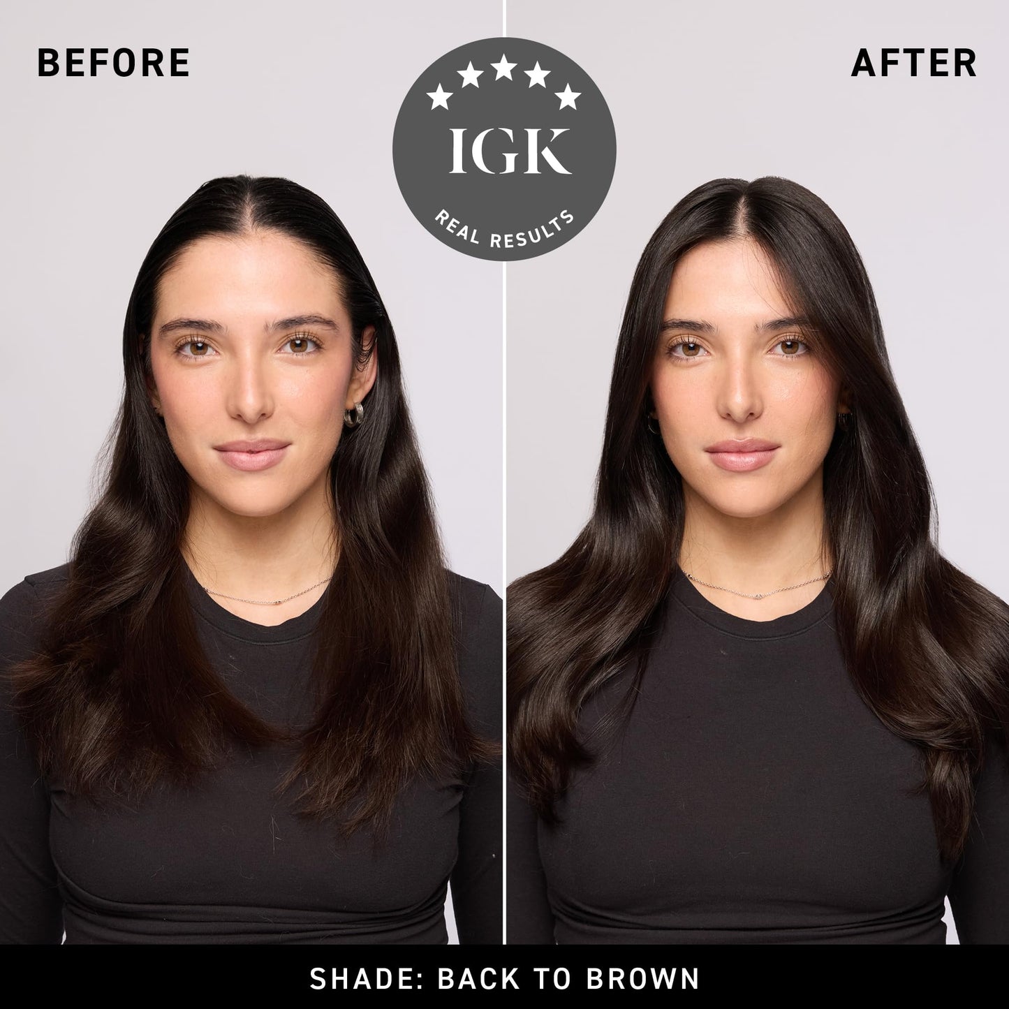 IGK Permanent Hair Dye Color Kit Set of Two | 5N Back To Brown - Natural Brown | 100% Gray Color Coverage + Strengthen + Shine | Ammonia Free Beauty & Personal Care IGK