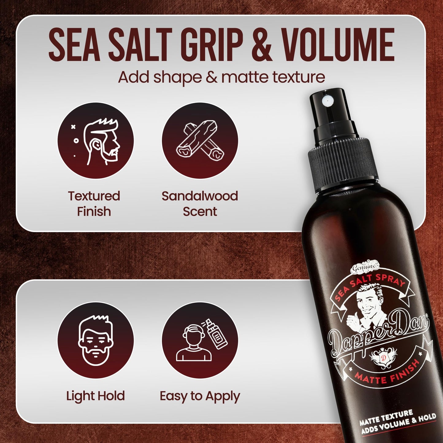 Dapper Dan Sea Salt Spray 200ml Beauty & Personal Care Dapper Dan