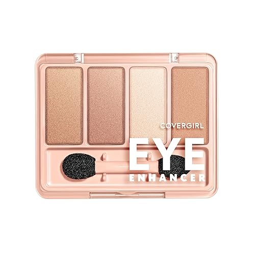 COVERGIRL - Eye Enhancers 4-Kit Eyeshadow, silky, sheer formula, double ended applicator, 100% Cruelty-free Beauty & Personal Care COVERGIRL