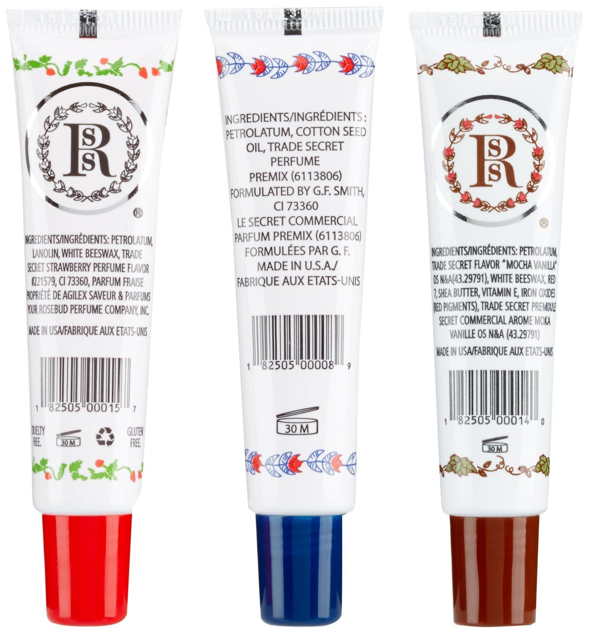 Rosebud Medley Of Lip Balm Tubes, 0.5 Ounce, 2.4 Count Beauty & Personal Care ROSEBUD PERFUME