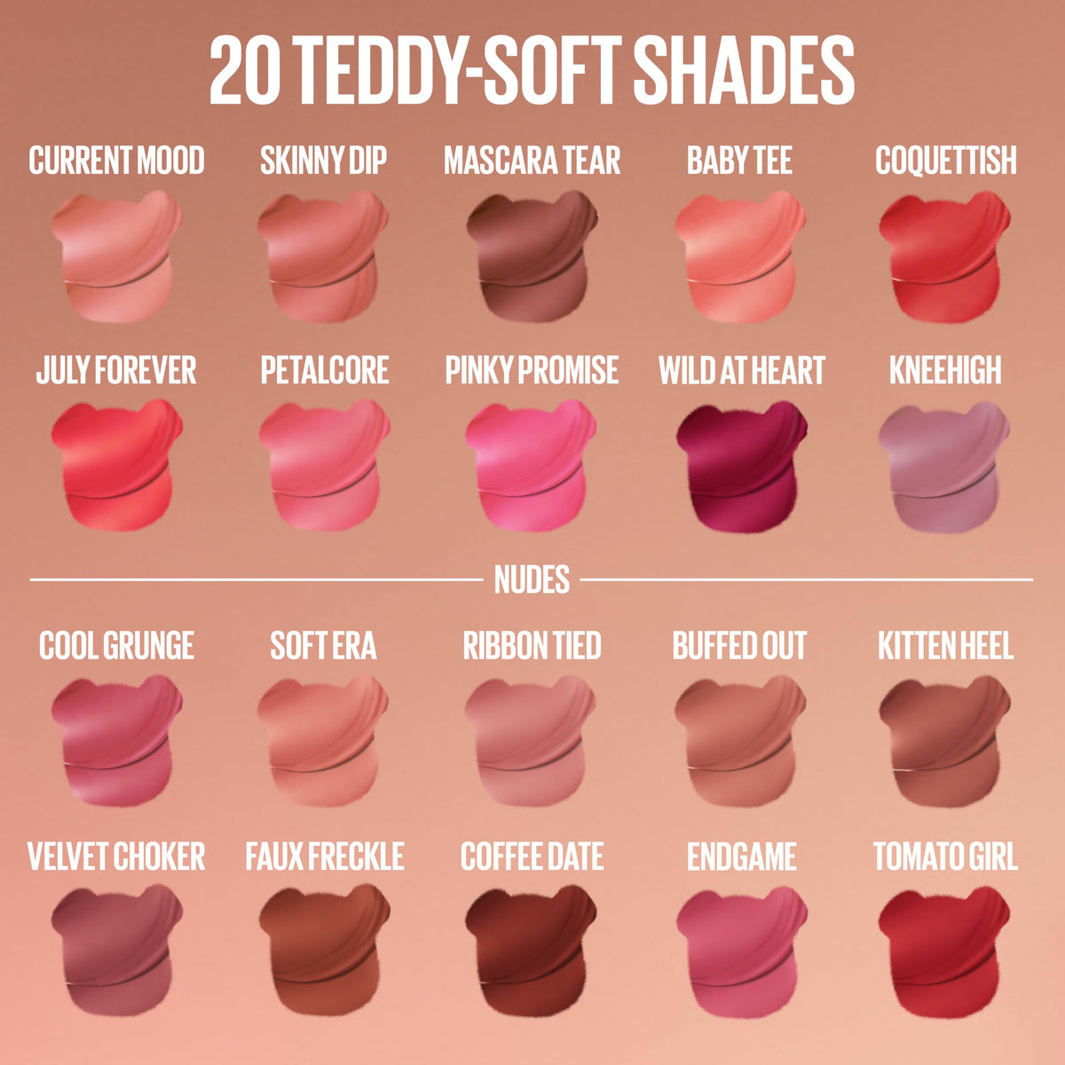 MAYBELLINE Super Stay Teddy Lip Tint, Long Lasting Matte Lipstick For Up To 12HR Wear, Mascara Tear, 1 Count