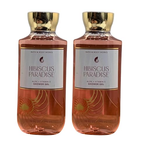Bath & Body Works Shower Gel, Gift Set of 2, 10oz Each (Hibiscus Paradise) Beauty & Personal Care Bath & Body Works