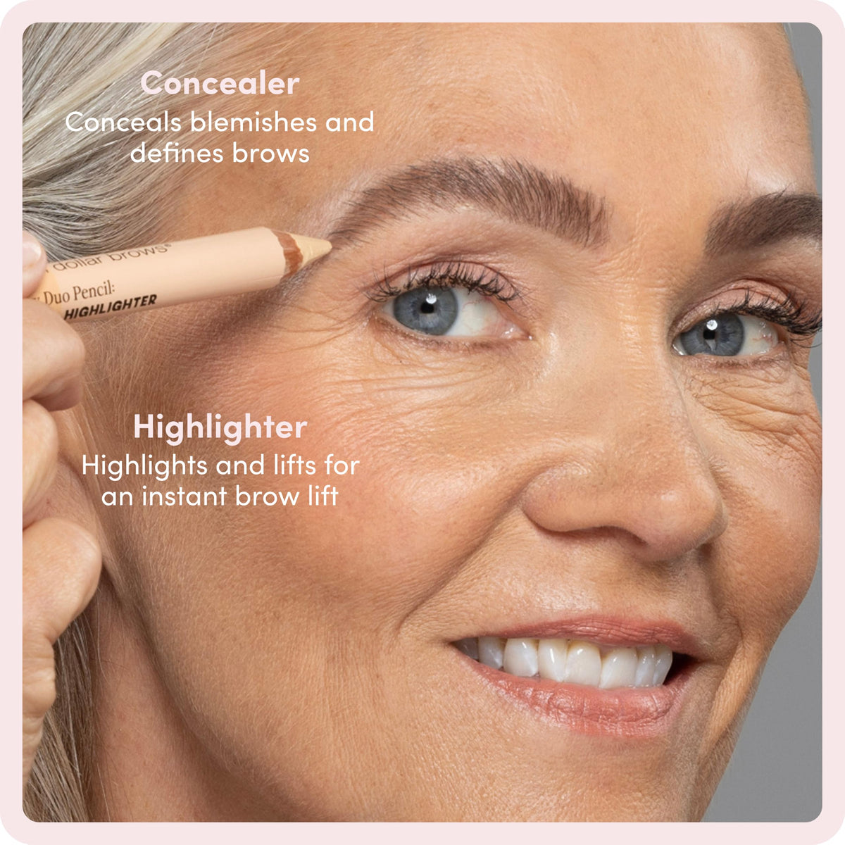 Billion Dollar Brows Duo Brow Highlighter Concealer Pencil Universal Wand