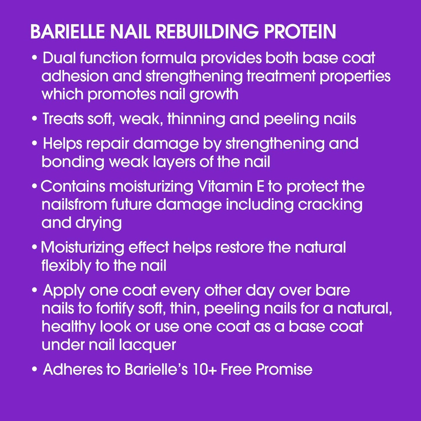 Barielle Nail Rebuilding Protein, 0.5-Ounces Beauty & Personal Care BARIELLE