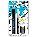 L.A. COLORS Mascara, Eyeliner Pencil & Sharpener, Black, CBC121 Beauty & Personal Care L.A. COLORS