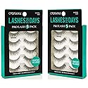 Cosmania Lashes for Days False Eyelashes (So Natural) - Easy to Apply, Natural Looking | Noticeably Fuller Looking Lashes | Adhesive Included | Beauty & Personal Care Cosmania