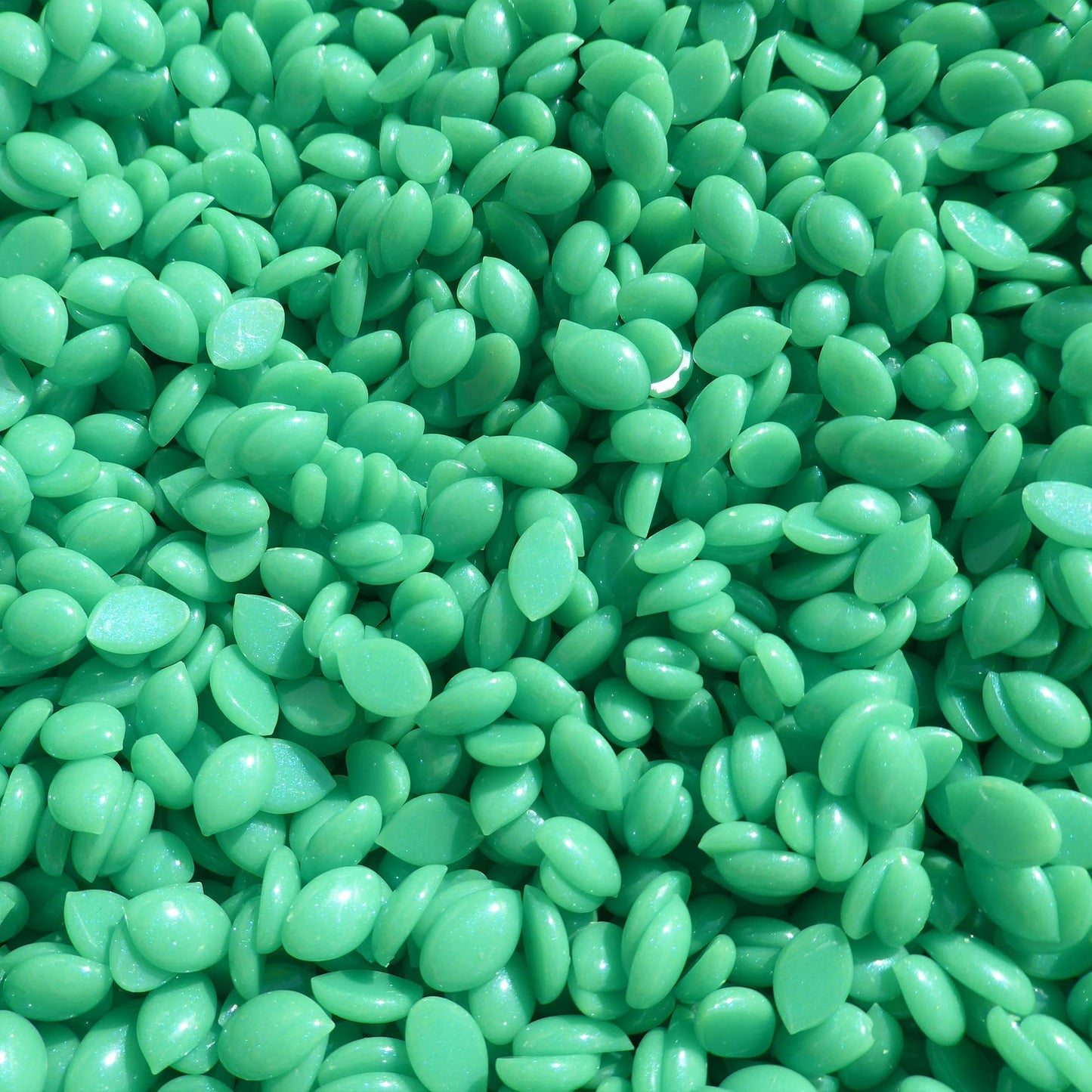 Waxness Neon Series Green Hard Wax Beads Bulk 22 lb (10 kg) - Rosin-Free Stripless Hard Wax with Gel Texture and High Visibility, Salon Use - Made in Beauty and Personal Care Waxness