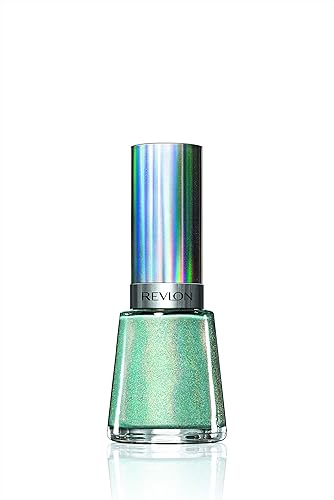Revlon Nail Enamel, Chip Resistant Nail Polish, Glossy Shine Finish, in Blue/Green, 115 Fairy Dust, 0.5 oz Beauty & Personal Care REVLON