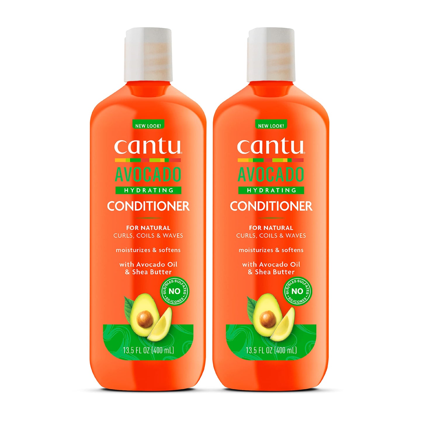 Cantu Avocado Hydrating Silicone-Free Conditioner with Pure Shea Butter, 13.5 oz (Pack of 2) Beauty & Personal Care Cantu