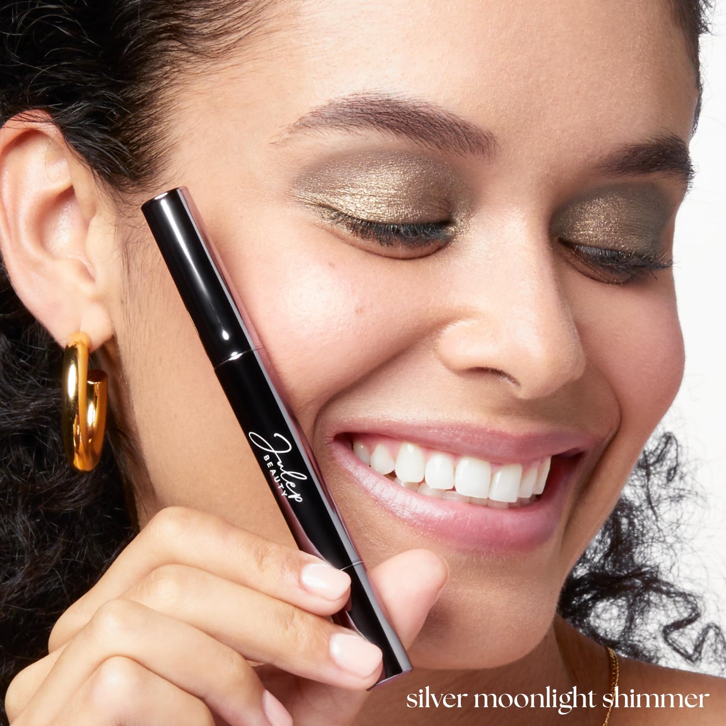 Julep Eyeshadow 101 Cream-to-Powder Waterproof Shadow Stick - Silver Moonlight Shimmer - Long-Lasting, Crease-Proof, Medium Golden-Beige Shimmer Beauty & Personal Care Julep