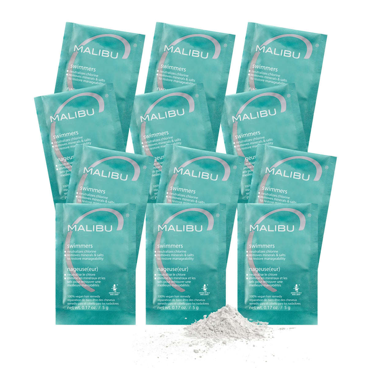 Malibu C Swimmers Wellness Remedy & After Pool Hair Care - Restoring & Hydrating Swim Treatment with Vitamin C Complex - Protects Against