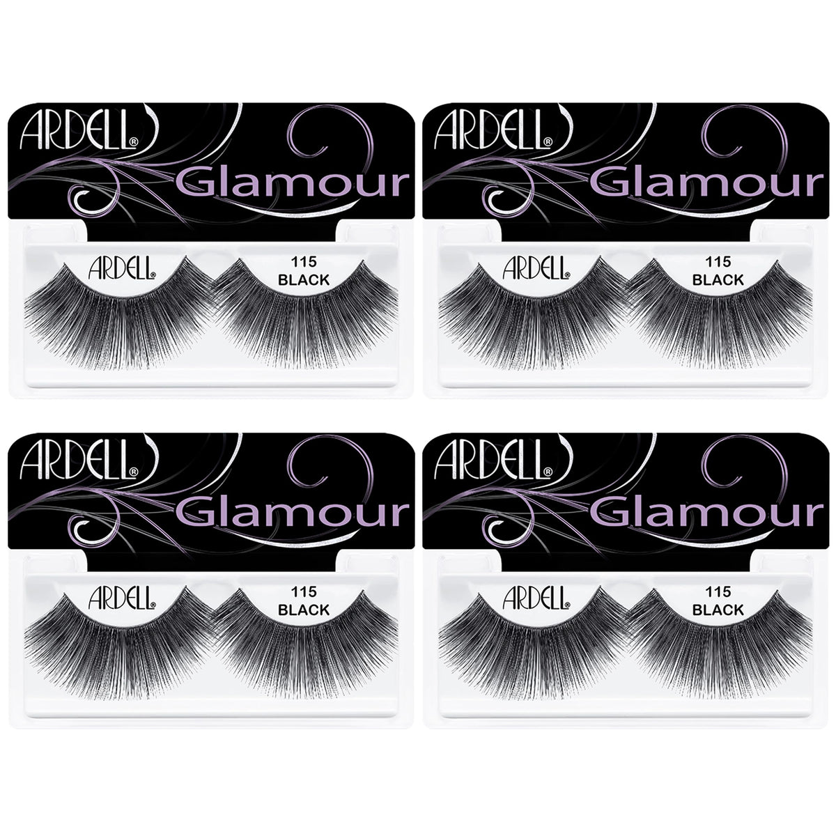 Ardell Fashion Lashes Pair - 115, (Pack of 4) Beauty & Personal Care Ardell