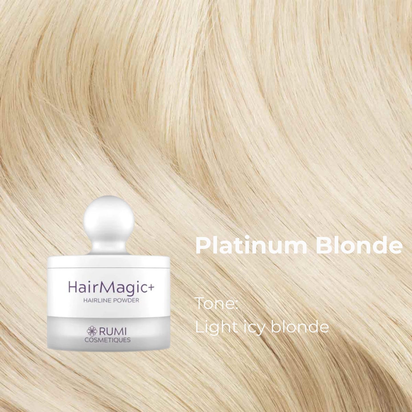 Rumi Cosmetiques HairMagic+ Root Touch Up Powder for Mature Women - Instant Gray Hair Coverage & Hairline Filler - Water-Resistant, Natural Finish Beauty & Personal Care Rumi Cosmetiques
