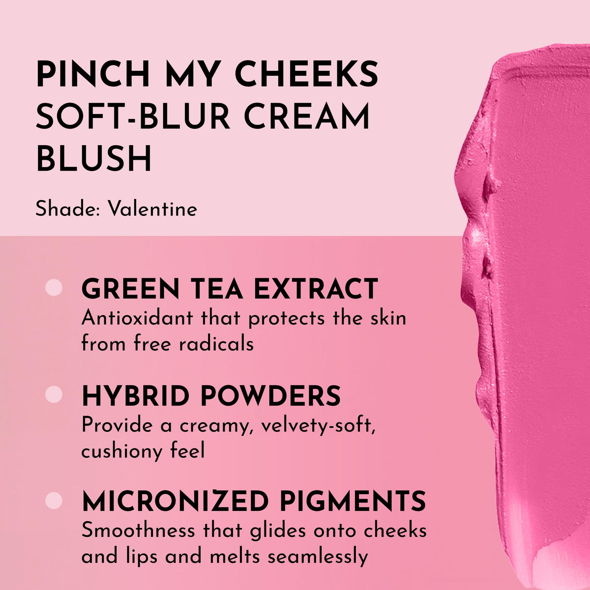 LAWLESS Pinch My Cheeks Soft-Blur Cream Blush - Valentine - Premium Blush with Natural Ingredients to Re-Energize and Protect the Skin While Imparting