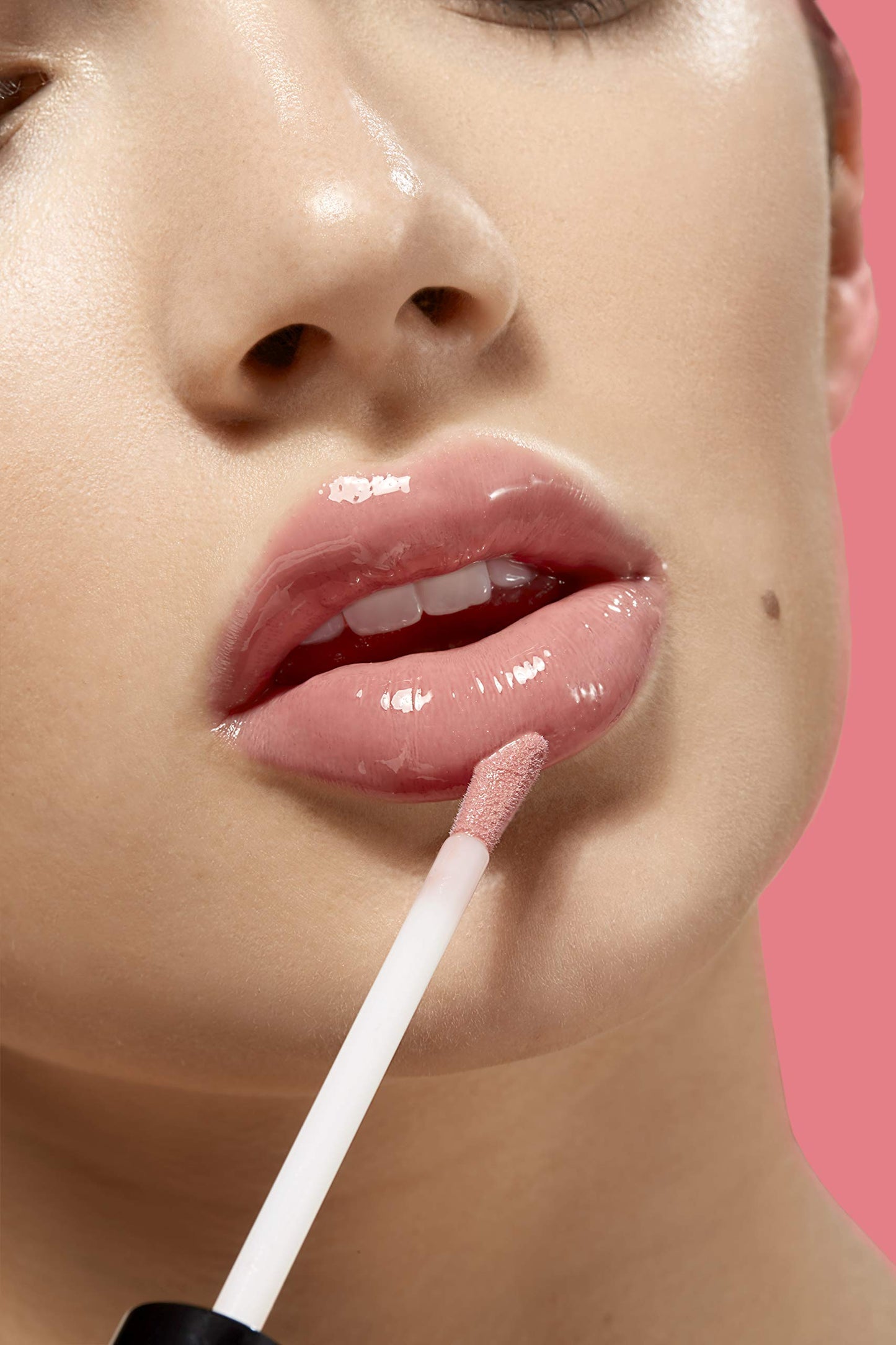 e.l.f. Cosmetics Tinted Lip Oil, Long Lasting & Sheer Coverage, Non-Sticky, Hydrates, Adds Shine, Infused with Jojoba, Apricot & Vitamin E, Pink Kiss Beauty & Personal Care e.l.f.